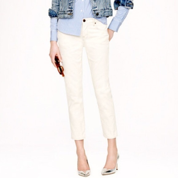 J. Crew Factory Denim - J. Crew Womens 29 Skinny Jeans Ankle Cream Ecru